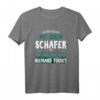 Leg Dich Nie Mit Einem Schäfer An T-Shirt - Bauernhof und Tierliebhaber Geschenk für Schäfer, Rinder, Schafe, Pferde & Trift Fans