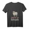 Damen Hüterin der Schafe Lustiges Schaf Spruch Schäferin Geschenk T-Shirt mit V-Ausschnitt – Perfekt für Bäuerinnen & Tierliebhaberinnen