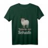 Damen Hüterin der Schafe Lustiges Schaf Spruch Schäferin Geschenk T-Shirt mit V-Ausschnitt – Perfekt für Bäuerinnen & Tierliebhaberinnen