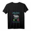 Damen Schafe Rufen An T-Shirt mit V-Ausschnitt - Lustiges Geschenk für Landwirte, Schäfer & Schafliebhaber