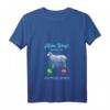 Damen Schafe Rufen An T-Shirt mit V-Ausschnitt - Lustiges Geschenk für Landwirte, Schäfer & Schafliebhaber