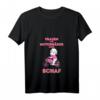 Damen Frauen auf Motorräder sind Schaf T-Shirt mit V-Ausschnitt – Coole Biker Sprüche & Geschenkideen für Motorradfahrerinnen