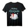 Mährry Christmähs Schaf Santa Lamm Weihnachten Kinder T-Shirt – Süßes Weihnachtsoutfit für Familie, Oma, Opa, Sohn & Tochter
