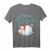 Mährry Christmähs Schaf Santa Lamm Weihnachten Kinder T-Shirt – Süßes Weihnachtsoutfit für Familie, Oma, Opa, Sohn & Tochter