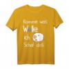 Niedliches Schaf T-Shirt Damen – Süße Geschenkidee für Schulbeginn, Prüfungen, Muttertag & mehr, mit lustigem Slogan 'Komme was Wolle ich schaf das'
