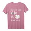 Niedliches Schaf T-Shirt Damen – Süße Geschenkidee für Schulbeginn, Prüfungen, Muttertag & mehr, mit lustigem Slogan 'Komme was Wolle ich schaf das'