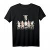 Friends Not Food - Witziges Veganer Vegetarier T-Shirt mit Schafen und Wolf Motiv für Tierliebhaber, Tierschutz & Humor