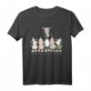 Friends Not Food - Witziges Veganer Vegetarier T-Shirt mit Schafen und Wolf Motiv für Tierliebhaber, Tierschutz & Humor