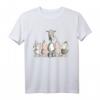 Friends Not Food - Witziges Veganer Vegetarier T-Shirt mit Schafen und Wolf Motiv für Tierliebhaber, Tierschutz & Humor