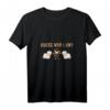 Damen Lustiges Guess Who I Am? Schaf T-Shirt mit V-Ausschnitt – Humorvolles Geschenk für Schaf-Freunde