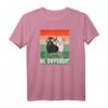 Be Different Schaf T-Shirt - Lustiges Tiermotiv mit Motivation Spruch für Schafliebhaber und Tierfreunde