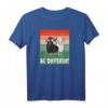 Be Different Schaf T-Shirt - Lustiges Tiermotiv mit Motivation Spruch für Schafliebhaber und Tierfreunde