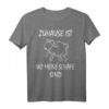 Zuhause Ist Wo Meine Schafe Sind - Lustiges Landwirt Bauer Schaf T-Shirt für Tierliebhaber & Schaf-Fans
