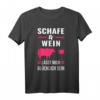 Schaf & Wein T-Shirt - Lustiges Geschenk für Tier- und Weinliebhaber, perfekt für Fans von Schafen und Wein