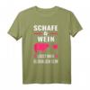 Schaf & Wein T-Shirt - Lustiges Geschenk für Tier- und Weinliebhaber, perfekt für Fans von Schafen und Wein