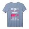 Schaf & Wein T-Shirt - Lustiges Geschenk für Tier- und Weinliebhaber, perfekt für Fans von Schafen und Wein