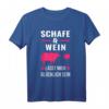 Schaf & Wein T-Shirt - Lustiges Geschenk für Tier- und Weinliebhaber, perfekt für Fans von Schafen und Wein