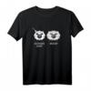 Schaf Unschaf Gestochen Schaf Brillenträger T-Shirt – Lustiges Design für Brillenträger, Sehbeeinträchtigte & als Weihnachtsgeschenk für Freunde