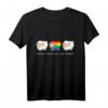 Jesus liebt alle seine Schafe - LGBTQ+ Queer Christian Pride T-Shirt mit Regenbogen und religiösen Symbolen für Unterstützung und Sichtbarkeit