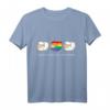 Jesus liebt alle seine Schafe - LGBTQ+ Queer Christian Pride T-Shirt mit Regenbogen und religiösen Symbolen für Unterstützung und Sichtbarkeit