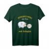 Schaf T-Shirt - Unterschätzen Sie niemals eine Frau mit Schafen - Humorvolles Damen-T-Shirt mit Tiermotiv