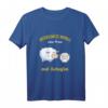 Schaf T-Shirt - Unterschätzen Sie niemals eine Frau mit Schafen - Humorvolles Damen-T-Shirt mit Tiermotiv