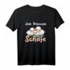 Schaf - Jede Prinzessin braucht Schafe T-Shirt mit lustigem Spruch 'Every princess needs sheep' – Perfektes Geschenk für Schafzüchter und Tierliebhaber
