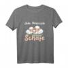 Schaf - Jede Prinzessin braucht Schafe T-Shirt mit lustigem Spruch 'Every princess needs sheep' – Perfektes Geschenk für Schafzüchter und Tierliebhaber