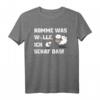 Komm Was Wolle Ich Schaf - Lustiges Tierliebhaber T-Shirt für Bauern, Hirten & Schafbesitzer, Perfektes Geburtstags- oder Urlaubsgeschenk