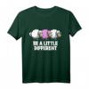 Be A Little Different. Lustiges Schafe T-Shirt für Damen & Herren – Originelles Geschenk für Landwirte, Schäfer & Tierliebhaber