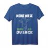 Meine Wiese Hau Ab Du Sack Schwarzes Schaf T-Shirt - Lustiges Motiv für Geburtstag, Halloween & Humorvolle Geschenke