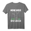 Meine Wiese Hau Ab Du Sack Schwarzes Schaf T-Shirt - Lustiges Motiv für Geburtstag, Halloween & Humorvolle Geschenke