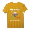 Schaf ruft an! Lustiges Tiermotiv T-Shirt für Tierliebhaber & Humorfreunde