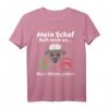 Schaf ruft an! Lustiges Tiermotiv T-Shirt für Tierliebhaber & Humorfreunde