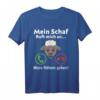 Schaf ruft an! Lustiges Tiermotiv T-Shirt für Tierliebhaber & Humorfreunde