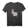 Crazy Schaf T-Shirt - Lustiges Wollschaf Funshirt für Kinder & Erwachsene als Geschenk zu Geburtstag & Weihnachten