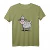 Crazy Schaf T-Shirt - Lustiges Wollschaf Funshirt für Kinder & Erwachsene als Geschenk zu Geburtstag & Weihnachten