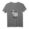 Crazy Schaf T-Shirt - Lustiges Wollschaf Funshirt für Kinder & Erwachsene als Geschenk zu Geburtstag & Weihnachten