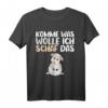 Komme Was Wolle Ich Schaf Das T-Shirt – Lustiges Näh- & Strickshirt für Oma und Mutter, perfekt für Woll- und Handarbeitsliebhaberinnen