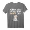Komme Was Wolle Ich Schaf Das T-Shirt – Lustiges Näh- & Strickshirt für Oma und Mutter, perfekt für Woll- und Handarbeitsliebhaberinnen