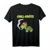 Chillkröte Schildkröte Raucht Gras - Lustiges Cannabis Kiffer T-Shirt mit Rastafari Hut für Stoner, Vaper & Legalisierungs-Unterstützer