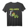 Chillkröte Schildkröte Raucht Gras - Lustiges Cannabis Kiffer T-Shirt mit Rastafari Hut für Stoner, Vaper & Legalisierungs-Unterstützer