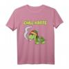 Chillkröte Schildkröte Raucht Gras - Lustiges Cannabis Kiffer T-Shirt mit Rastafari Hut für Stoner, Vaper & Legalisierungs-Unterstützer