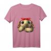 Turtle Mom Schildkröte T-Shirt - Realistic Reptile Cute Gift für Schildkröten- und Reptilienliebhaberinnen