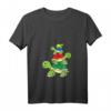 Damen Schildkröten Meeresschildkröten Haustier T-Shirt mit V-Ausschnitt – Niedliches Kawaii-Design, Perfekt als Schildkröten Geschenk für Kinder und Tierliebhaber