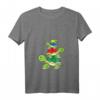 Damen Schildkröten Meeresschildkröten Haustier T-Shirt mit V-Ausschnitt – Niedliches Kawaii-Design, Perfekt als Schildkröten Geschenk für Kinder und Tierliebhaber