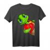 Schildkröten Kinder Mädchen Damen T-Shirt mit Herz - Lustiges Tiermotiv Geschenkidee für Schildkrötenliebhaber zu Weihnachten und Geburtstag