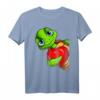 Schildkröten Kinder Mädchen Damen T-Shirt mit Herz - Lustiges Tiermotiv Geschenkidee für Schildkrötenliebhaber zu Weihnachten und Geburtstag