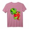 Schildkröten Kinder Mädchen Damen T-Shirt mit Herz - Lustiges Tiermotiv Geschenkidee für Schildkrötenliebhaber zu Weihnachten und Geburtstag