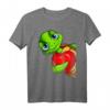 Schildkröten Kinder Mädchen Damen T-Shirt mit Herz - Lustiges Tiermotiv Geschenkidee für Schildkrötenliebhaber zu Weihnachten und Geburtstag